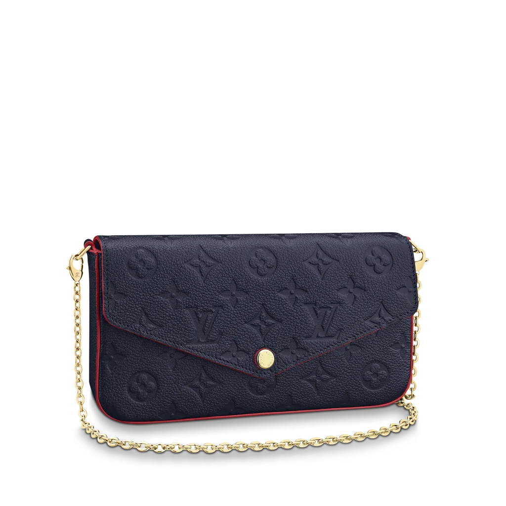 Louis Vuitton Felicie Pochette Navy Blue M64099