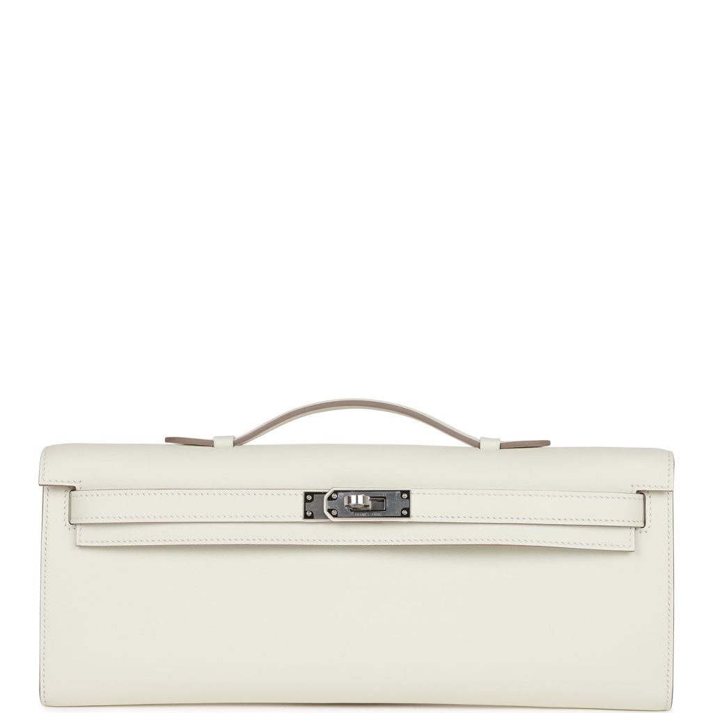 H Handbags Kelly Cut Mushroom Palladium Hardware