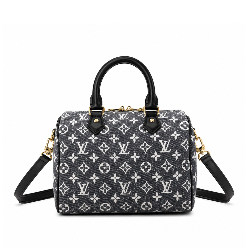 Louis Vuitton Speedy Bandouliere 25 Grey M21464