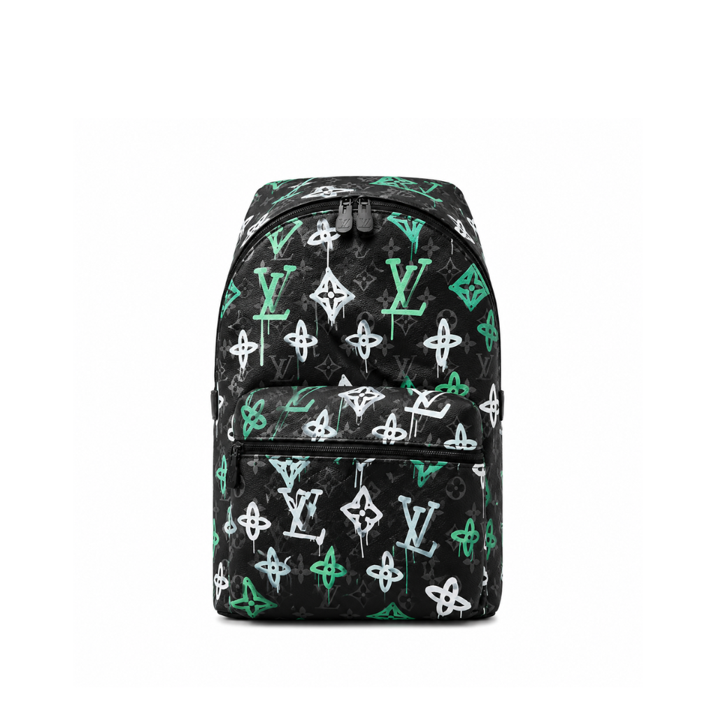 Louis Vuitton Discovery Backpack Graffiti Green 36Cm M21395