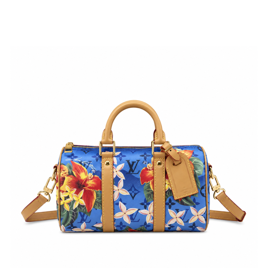 Louis Vuitton Keepall Bandouliere 25 Bright Blue 25Cm M24999