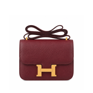 Hermès Constance 18 Rouge H Epsom Gold Hardware