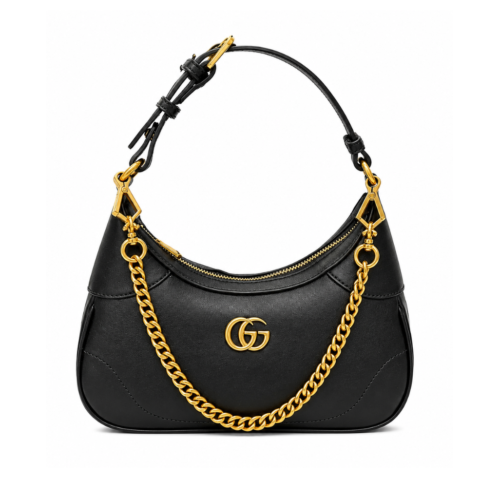 Gucci Aphrodite Small Shoulder Bag In Black 731817 Aaa9F 1000