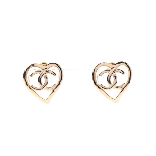 Chanel CC Heart CoCo In Love Earrings Gold