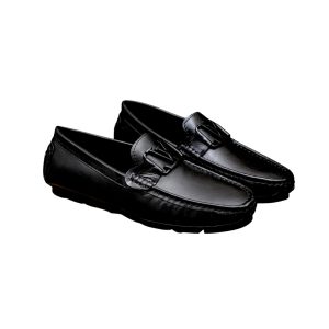 Louis Vuitton Men's Loafers LV Monte Carlo Mocassin Black