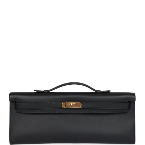 Herm?s Kelly Cut Black Gold Hardware