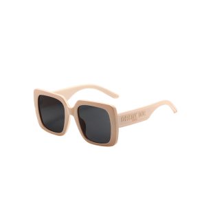 Dior Wildior S3U Geometric Sunglasses Pastel Beige