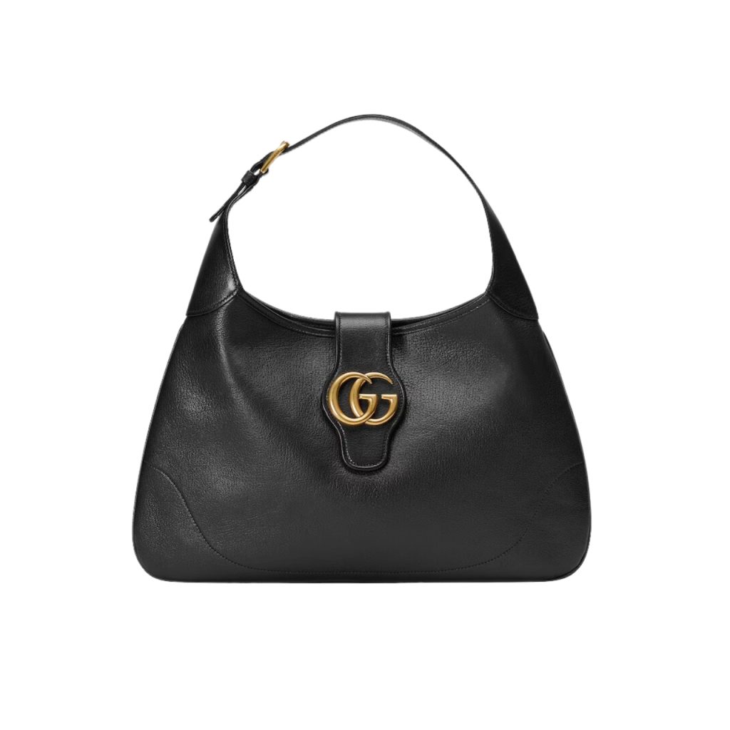 Gucci Aphrodite Medium Shoulder Bag In Black 39Cm 726274 Aaa9F 1000
