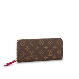 Louis Vuitton Clemence Wallet Fuchsia M60742