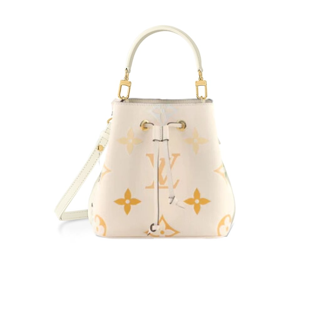 Louis Vuitton Neonoe Bb Monogram Bag Latte And Orange 25Cm