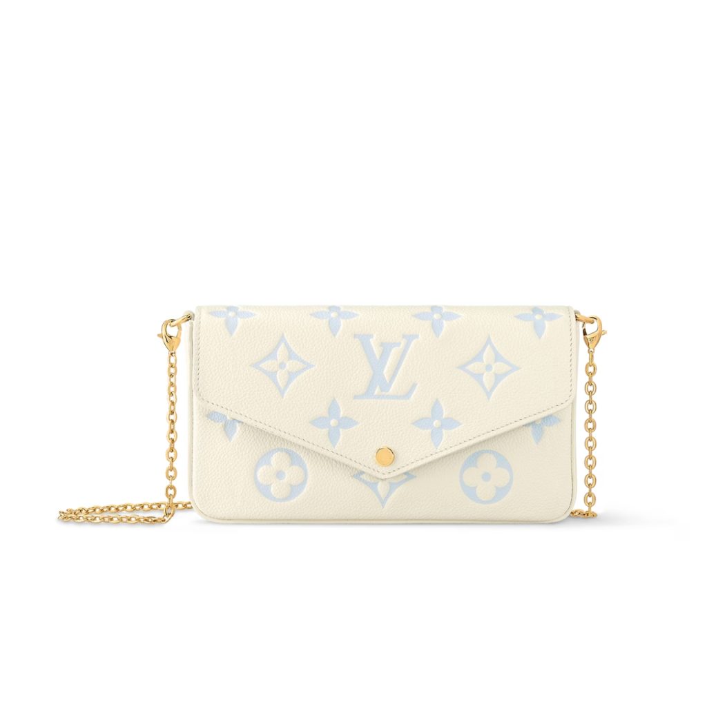 Louis Vuitton Felicie Pochette Bag Candy Blue 21Cm M83025