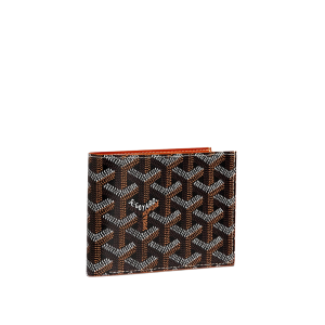 Goyard Victoire Wallet In Black And Tan