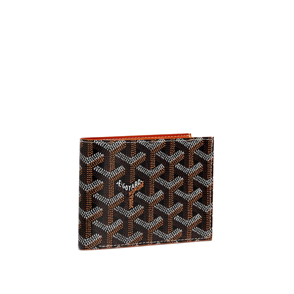 Goyard Victoire Wallet In Black And Tan
