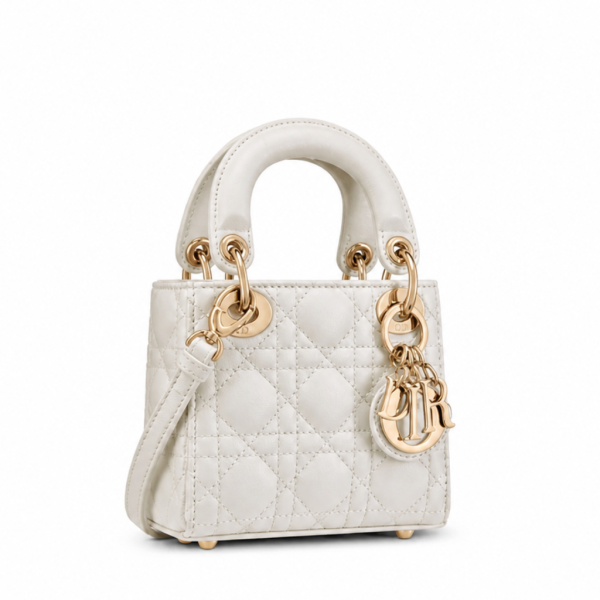 Micro Lady Dior Bag Latte 12cm