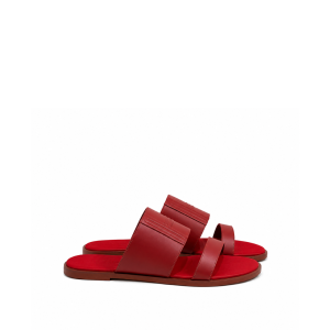 Hermes Mona Sandal In Red