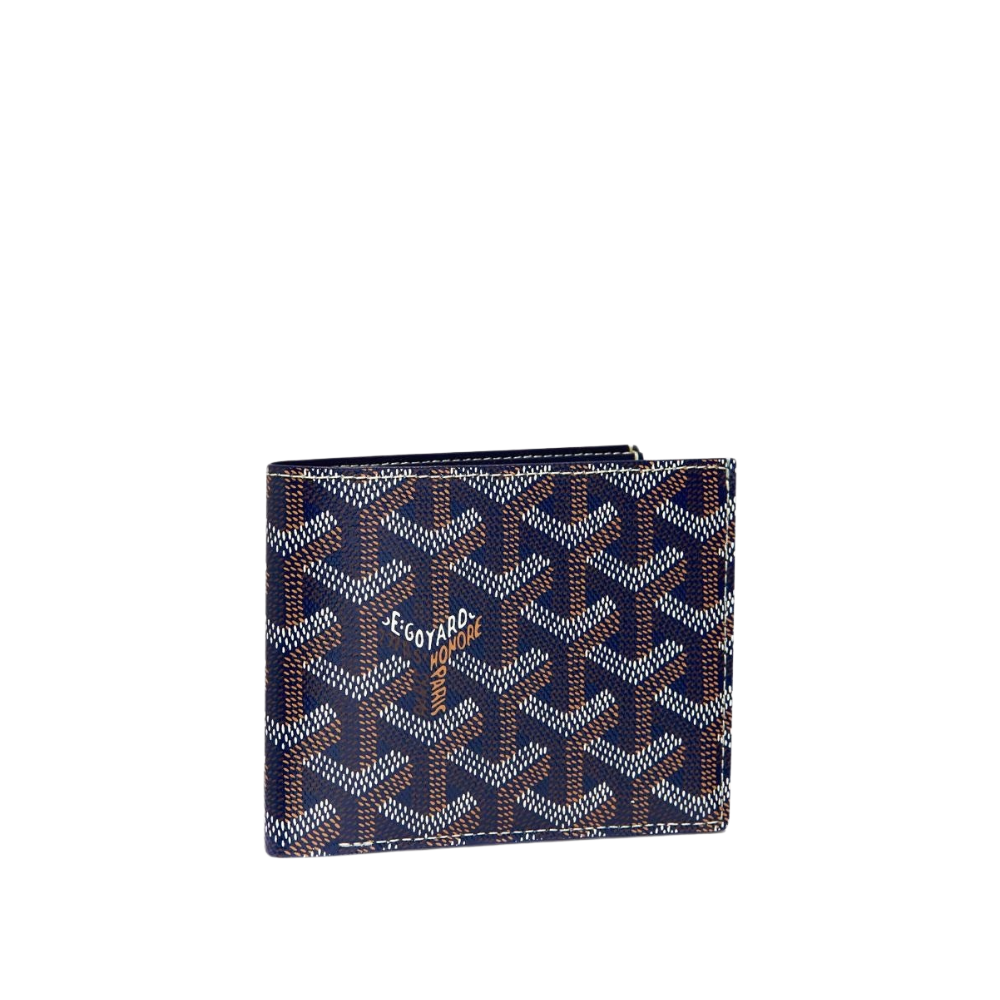 Goyard Victoire Wallet In Navy Blue