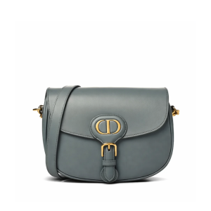 Dior Medium Bobby Bag Gray Box Calfskin