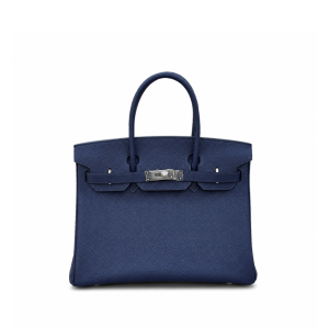 Hermès Birkin 25 Blue Indigo Togo Palladium Hardware