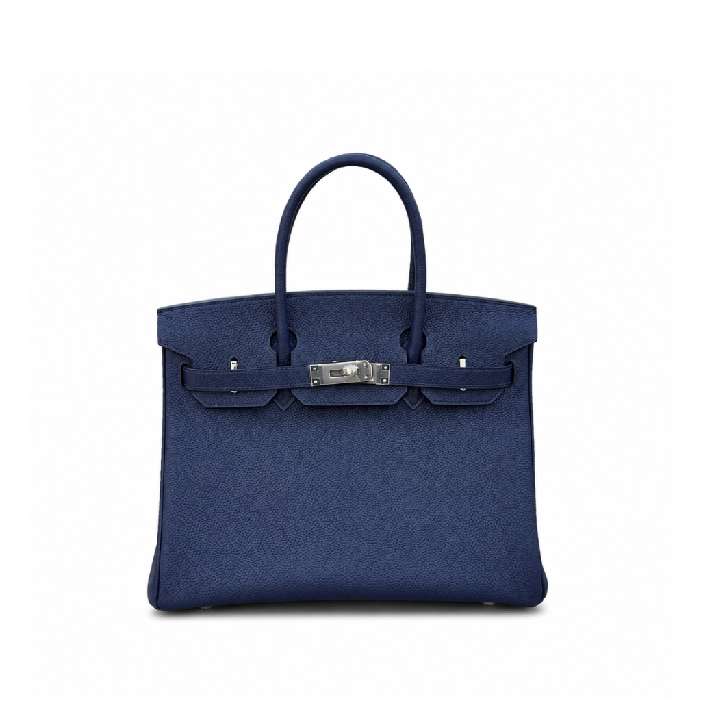 Hermès Birkin 25 Blue Indigo Togo Palladium Hardware