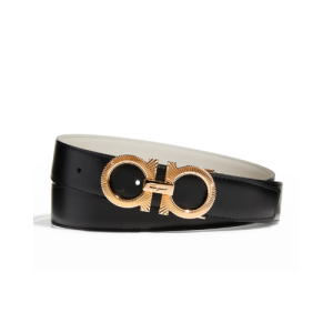 Salvatore Ferragamo Reversible And Adjustable Gancini Belt