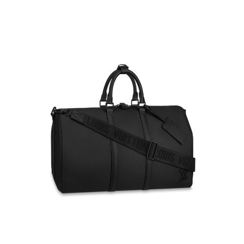 Louis Vuitton Keepall Bandouliere 50 Black M21420