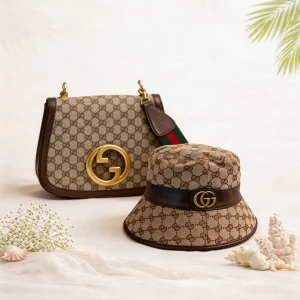 The Gucci Riviera Play – 2 Piece Bundle (Blondie Bag + Bucket Hat)
